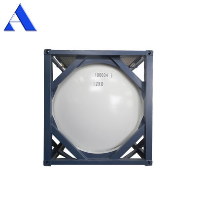 Container ISO de 10 pieds pour l'eau ou le carburant 316L en acier inoxydable UN Portable 10CBM 10000L Matériau de cadre SPA-H