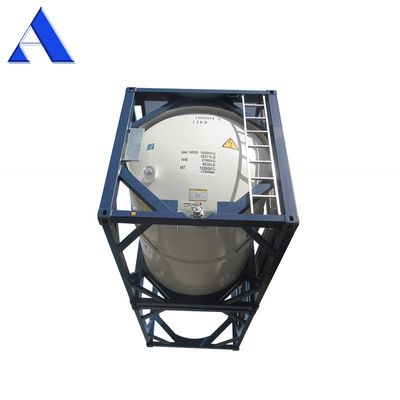 Container ISO de 10 pieds pour l'eau ou le carburant 316L en acier inoxydable UN Portable 10CBM 10000L Matériau de cadre SPA-H