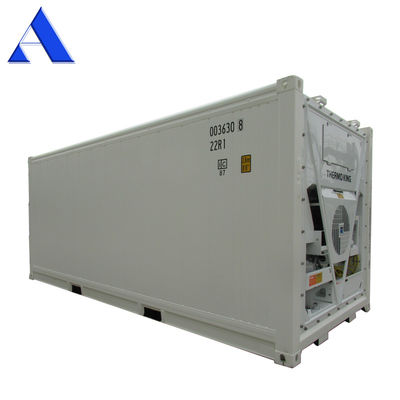 Réfrigérateur réfrigéré thermo-king de 20 pieds avec dimensions externes 606*244*259mm et capacité 32CBM