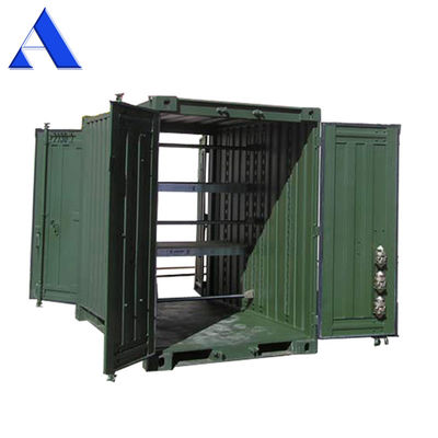 Container d'expédition mini-entreposage de 8 pieds x 5 pieds avec double porte arrière à l'extrémité en acier sec/matériau de coupe pratique et polyvalent
