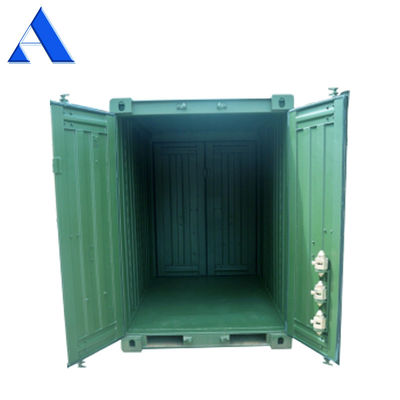 Container d'expédition mini-entreposage de 8 pieds x 5 pieds avec double porte arrière à l'extrémité en acier sec/matériau de coupe pratique et polyvalent