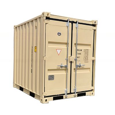 6.5ft Tricon Portable Storage Mini Box 6ft x 8ft Corten Steel Container pour le stockage ou l'expédition