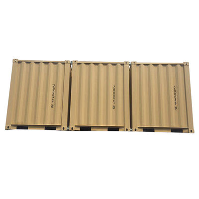6.5ft Tricon Portable Storage Mini Box 6ft x 8ft Corten Steel Container pour le stockage ou l'expédition
