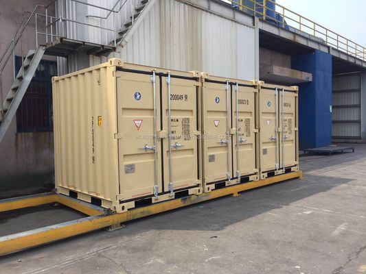 6.5ft Tricon Portable Storage Mini Box 6ft x 8ft Corten Steel Container pour le stockage ou l'expédition