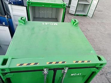 6 pieds DNV 2.7-1 Unités de transport de fret standard CCU Boîte de forage fermée 6 pieds Mini Container offshore Sling Set Optionnel