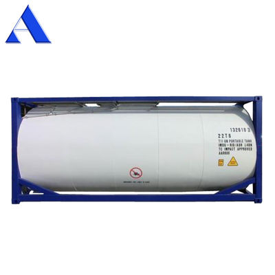 IMDG T4 Matériau d'acier standard 20 pieds ISO réservoir de carburant 26000L Capacité pour le transport sûr de diesel et d'essence