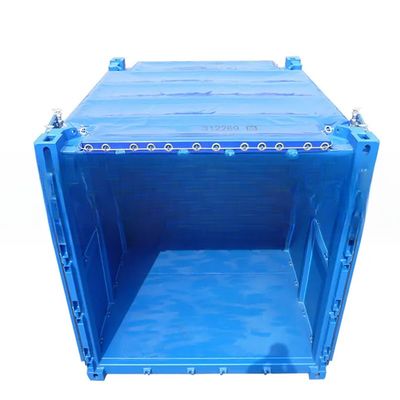 10 pieds DNV 2.7-1 Container à sec à toit ouvert standard avec bâche en acier offshore certifié par BV et CSC