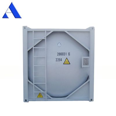 Matériau de cadre SPA-H 20 pieds en vrac Ciment ISO remorque réservoir de transport conteneur Q345B acier acier inoxydable récipient sous pression