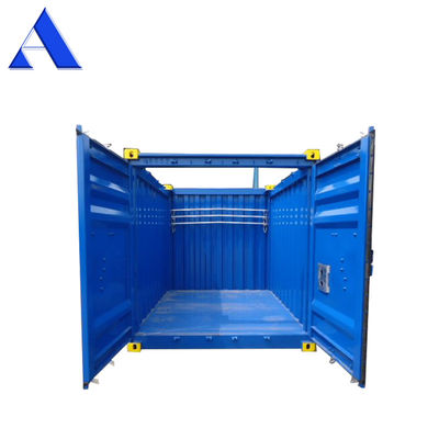 10 pieds DNV 2.7-1 Container à sec à toit ouvert standard avec bâche en acier offshore certifié par BV et CSC