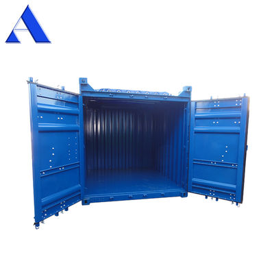 Container haut ouvert à l'étranger de 10 pieds DNV 2.7-1 avec couverture en bâtonnet Conforme aux exigences des plates-formes pétrolières et gazières offshore