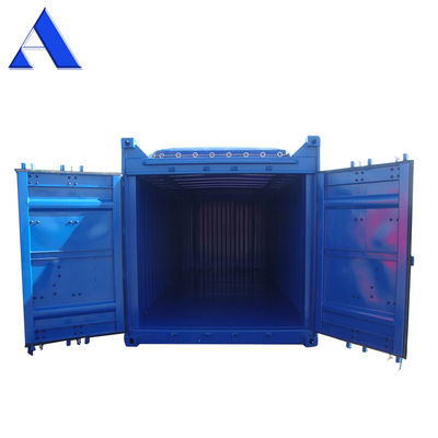 Container haut ouvert à l'étranger de 10 pieds DNV 2.7-1 avec couverture en bâtonnet Conforme aux exigences des plates-formes pétrolières et gazières offshore