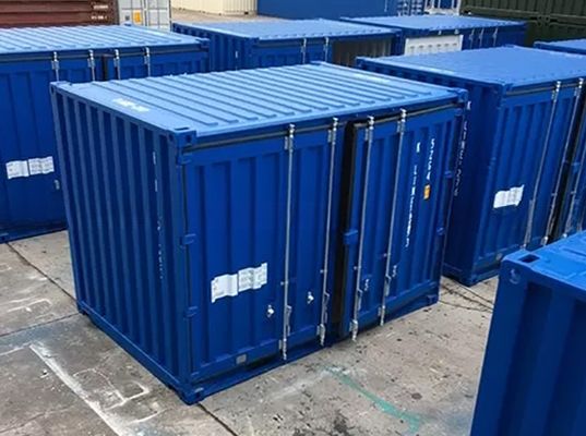Container d'expédition de stockage de marchandises secs de 12 pieds 3.6m avec ouverture de porte latérale et certification BV CSC en acier corten