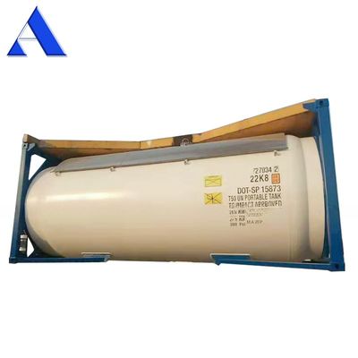 9 T50 à empilement élevé GPL gaz de chlore liquide 20 pieds récipient de réservoir ISO 18/23.45Bar pression