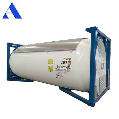 9 T50 à empilement élevé GPL gaz de chlore liquide 20 pieds récipient de réservoir ISO 18/23.45Bar pression