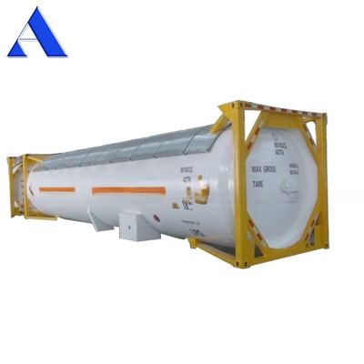 Container de réservoir de gaz ISO de 40 pieds 52.5 CBM UN T50 pour GPL liquéfié comprimé Chlorure d'ammoniac Container ISO de grande capacité