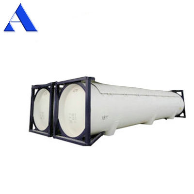 Container de réservoir de gaz ISO de 40 pieds 52.5 CBM UN T50 pour GPL liquéfié comprimé Chlorure d'ammoniac Container ISO de grande capacité