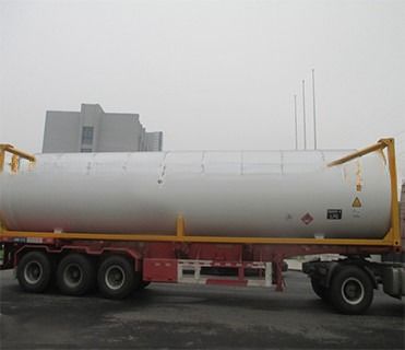 Container de réservoir de gaz ISO de 40 pieds 52.5 CBM UN T50 pour GPL liquéfié comprimé Chlorure d'ammoniac Container ISO de grande capacité