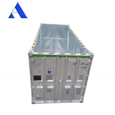Corten-A 20ft DNV 2.7-1 Container offshore de chargement sec à plafond ouvert standard avec certificat BV DNV Capacité 31cbm