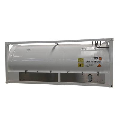 Container de transport de 20 tonnes de capacité de 20 pieds de longueur ASME Standard UN T75 ISO réservoir cryogénique de GNL pour la personnalisation et le transport