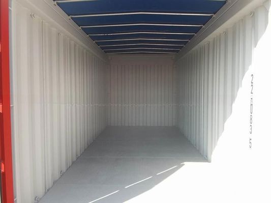 Container à plafond ouvert de 31 m3 pour stockage à sec en mer dans l'acier et l'acier corten BV