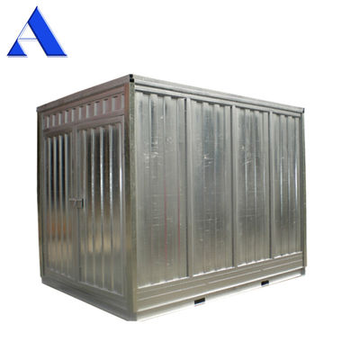 Boîte de stockage mobile à portée de 2m 3m 4m 5m 6m en acier galvanisé