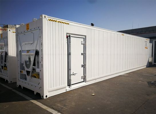 Réfrigérateur iso de 40 pieds avec charge utile maximale 27580KG 28.4CBM Capacité réfrigérateur à double température et réfrigérateur