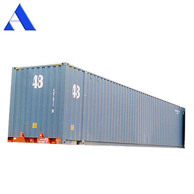 Containers de transport HC de 48 pieds de largeur standard et de palettes avec des dimensions extérieures de 14630 x 2438 x 2896 mm