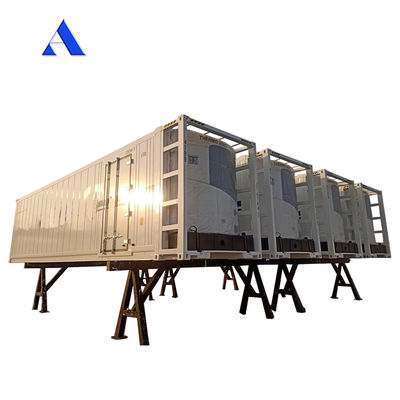 Container à haute cube de 40 pieds diesel électrique à propulsion autonome pour les accessoires terrestres ou ferroviaires Fournir un ensemble complet de pièces