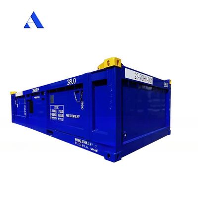 20 pieds DNV2.7-1 Container de chargement offshore de demi-hauteur standard avec une capacité de 14,00 m2 Conception standard ISO10855