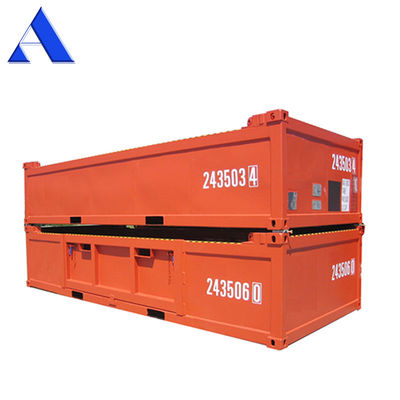 20 pieds DNV2.7-1 Container de chargement offshore de demi-hauteur standard avec une capacité de 14,00 m2 Conception standard ISO10855