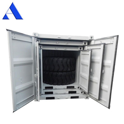 5 CBM Capacité Mini Container d'expédition de couleur personnalisée avec logo de 5 à 10 pieds d'acier et de matériau Corten