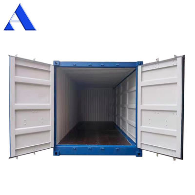 Accès à gauche ou à droite Container latéral ouvert de 20 pieds avec dimensions extérieures de 6058 x 2438 x 2591 mm et grande ouverture de porte