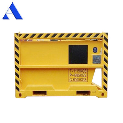 3.6 CBM DNV 2.7-1 Container à boîtes fermées standard Corten-A Bateaux de boue offshore / Bateaux de déchets pour le forage de coupe