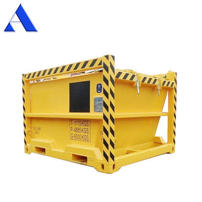3.6 CBM DNV 2.7-1 Container à boîtes fermées standard Corten-A Bateaux de boue offshore / Bateaux de déchets pour le forage de coupe