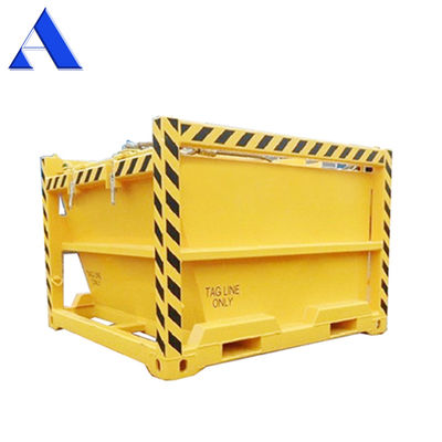 3.6 CBM DNV 2.7-1 Container à boîtes fermées standard Corten-A Bateaux de boue offshore / Bateaux de déchets pour le forage de coupe