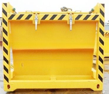 1115KGS Tare Masse de boue de coupe offshore Skip BV Container fermé certifié pour le forage -20 C Conception DNV 2.7-1 Standard