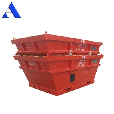13 pieds DNV 2.7-1 Standard Container de l'acier Bateau de forage offshore déchets Skip BV Longueur certifiée 13 pieds Angle de levage 45C
