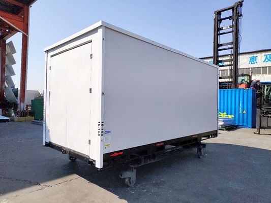 Galvanisé 3m 4m 6m 20ft Pack plat de stockage mobile portable pliable auto-stockage conteneur pour l'efficacité de l'espace