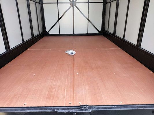Solution de stockage d'atelier 16 pieds auto-entreposage pliable portable panneau sandwich conteneur