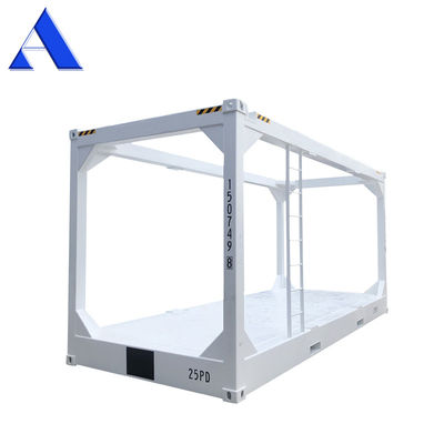20FT DNV 2.7-1 Standard Steel Corten Offshore Lifting Frame Containers paniers de patinage avec condition et poutre mobile