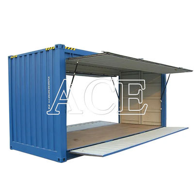 Container sec en acier à porte latérale de 20 pieds ABS Couverture ventilée double balancement Container d'expédition à cube élevé avec ouverture de 20 pieds