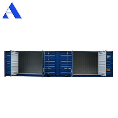 Container d'expédition d'ouverture de grande porte latérale de 40 pieds Capacité 70,1 m2 Dimensions extérieures l x W x H mm 12192 x 2438 x 2896 mm