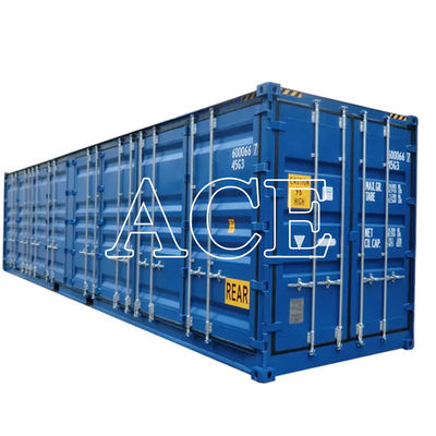Container d'expédition d'ouverture de grande porte latérale de 40 pieds Capacité 70,1 m2 Dimensions extérieures l x W x H mm 12192 x 2438 x 2896 mm
