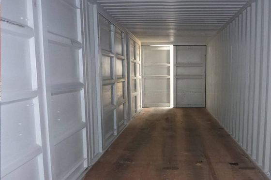Container à porte latérale ouverte de 40 pieds avec ouverture complète d'un côté Dimensions internes l x W x H mm 12031 x 2288 x 2547 mm
