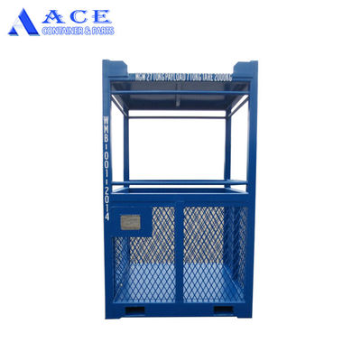 45C Angle de levage 3CBM DNV 2.7-1 Contenant sec en acier panier de transfert personnel offshore avec certificats CSC et BV