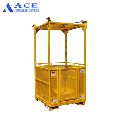45C Angle de levage 3CBM DNV 2.7-1 Contenant sec en acier panier de transfert personnel offshore avec certificats CSC et BV