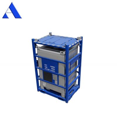 Container de réservoir IBC en acier standard offshore 550GAL DNV 2.7-1 personnalisé avec cadre de levage certifié par CSC et BV