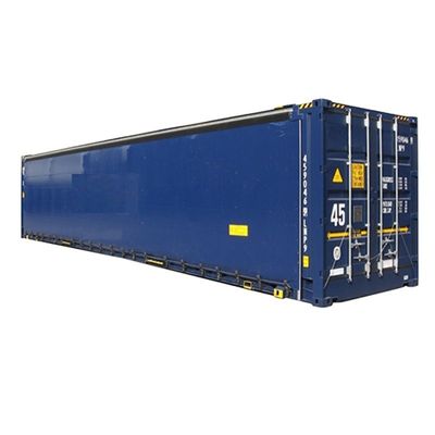 Container d'expédition sec certifié CSC de 45 pieds de hauteur avec des dimensions internes de 13556 x 2420 x 2474 mm