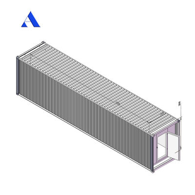 R134a/R404A réfrigérant 12m Longueur 60m2 40ft Réfrigéré Récipient de refroidissement Entreposage dans une chambre froide Plancher en aluminium durable