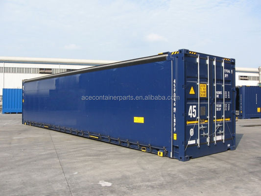 Container d'expédition sec certifié CSC de 45 pieds de hauteur avec des dimensions internes de 13556 x 2420 x 2474 mm